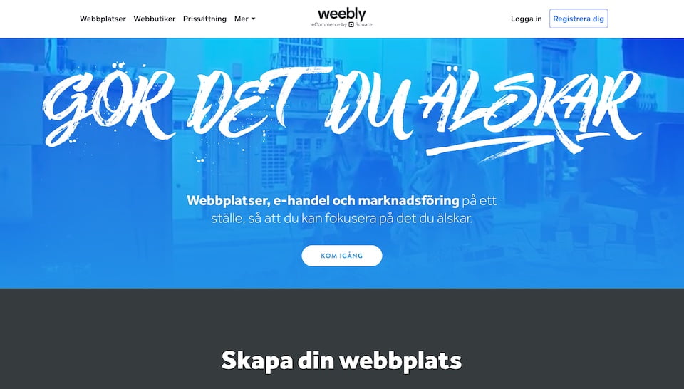 Weebly webbhotell