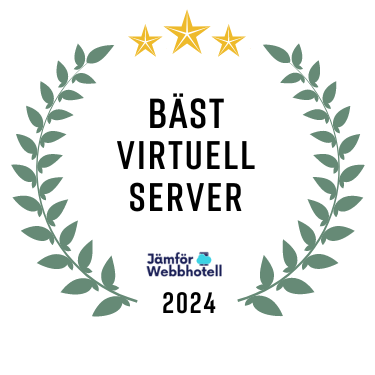 Utmärkelsen Bäst Virtuell server