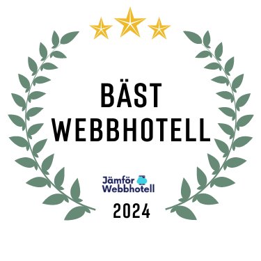 Utmärkelsen Bäst webbhotell 2024