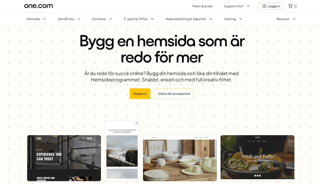 One.com Sitebuilder