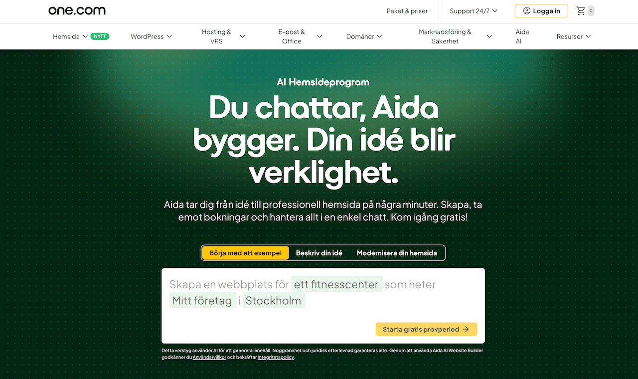 Aida AI one.com