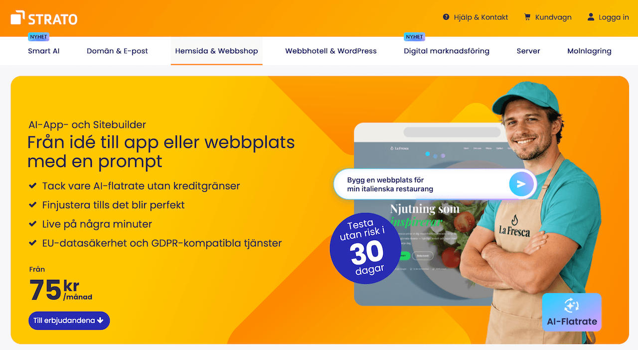 Strato AI Sitebuilder