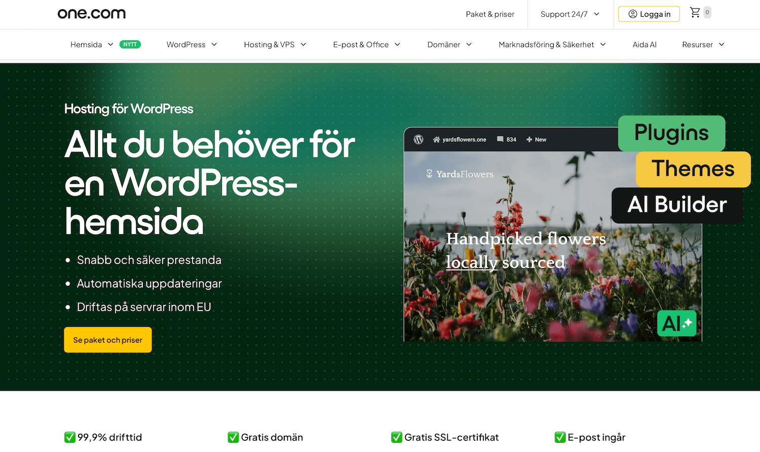 One.com managed WordPress